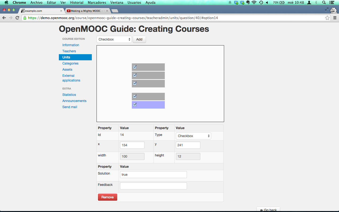 Forms builder
